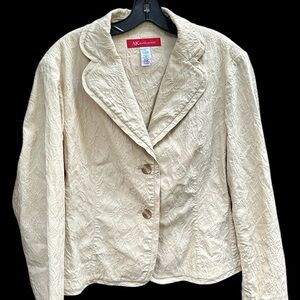 Anne Klein textured  stretch jacket/blazer size 16